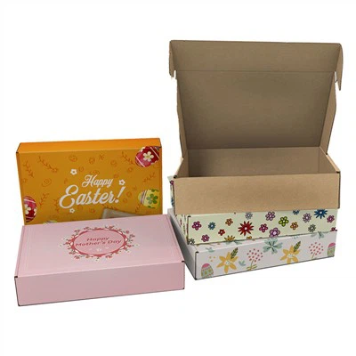 صناديق الوجبات الجاهزة الصغيرة من الورق المقوى