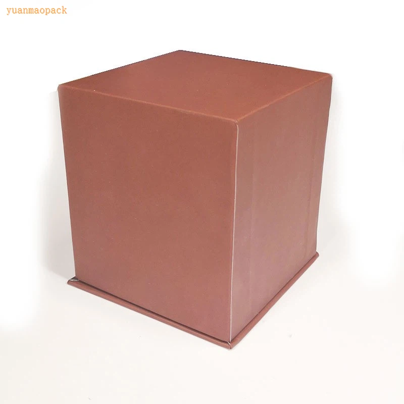 Square Candle Box Customized Framed Velvet Aromatherapy Gift Box Empty Box Logo Heaven And Earth Cover Packaging Box Gift Box Square Box