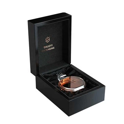 أسود البيانو ورنيش العطير عاتار مربع المجوهرات مربع هدايا العطر