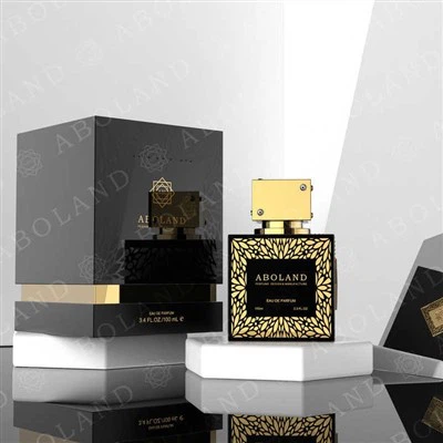 شعار المصنع مخصص 100 مل من زجاج العطور رذاذ زجاجات مربعة الشكل زجاجة العطور الفاخرة مع الصناديق